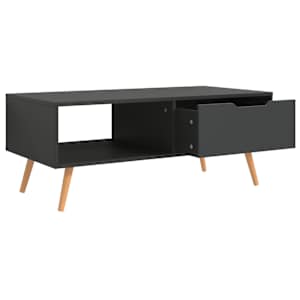 Konferenční stolek šedý 100 x 49,5 x 43 cm kompozitní dřevo - obrázek 5
