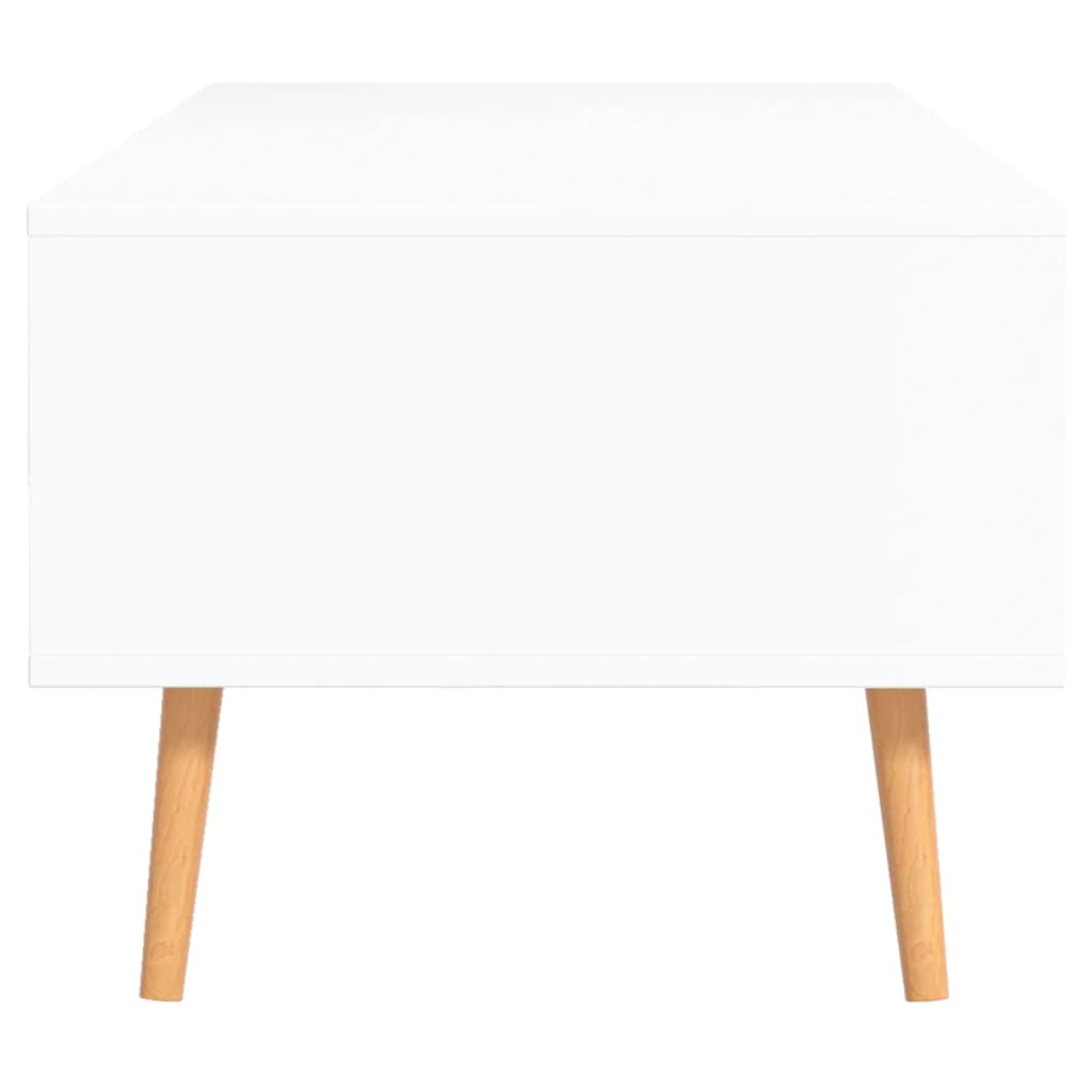 Fehér-sonoma színű forgácslap dohányzóasztal 100 x 49,5 x 43 cm 