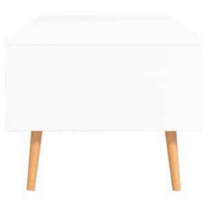 Konferenční stolek bílý a dub sonoma 100x49,5x43 cm dřevotříska - obrázek 6