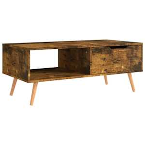 vidaXL kohvilaud, suitsutatud tamm, 100x49,5x43 cm, tehispuit