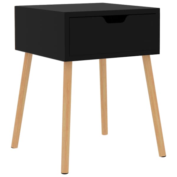 vidaXL &ouml;&ouml;kapp, must, 40 x 40 x 56 cm, tehispuit