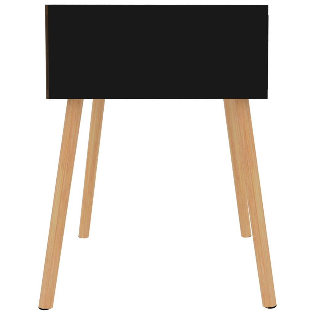 Nachttisch Schwarz 40x40x56 cm Holzwerkstoff | Stepinfit.de