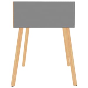 Noční stolky 2 ks šedé 40 x 40 x 56 cm kompozitní dřevo - obrázek 4
