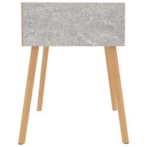 Noční stolek betonově šedý 40 x 40 x 56 cm kompozitní dřevo - obrázek 4