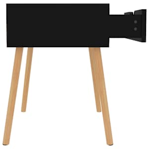 Noční stolek černý vysoký lesk 40 x 40 x 56 cm kompozitní dřevo - obrázek 7