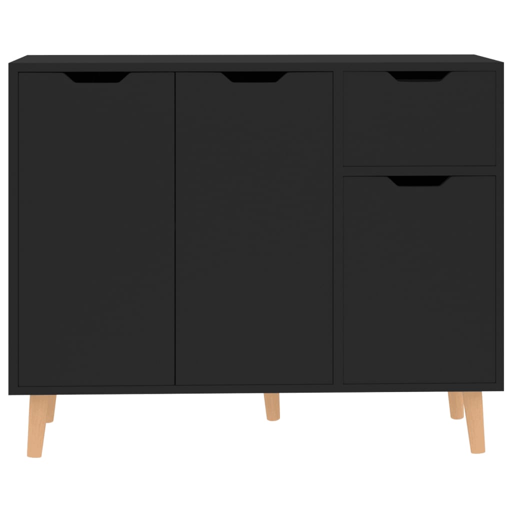 

vidaXL Dressoir 90x30x72 spaanplaat zwart