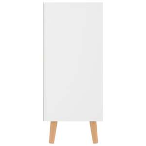 Příborník bílý s vysokým leskem 90x30x72 cm kompozitní dřevo - obrázek 4