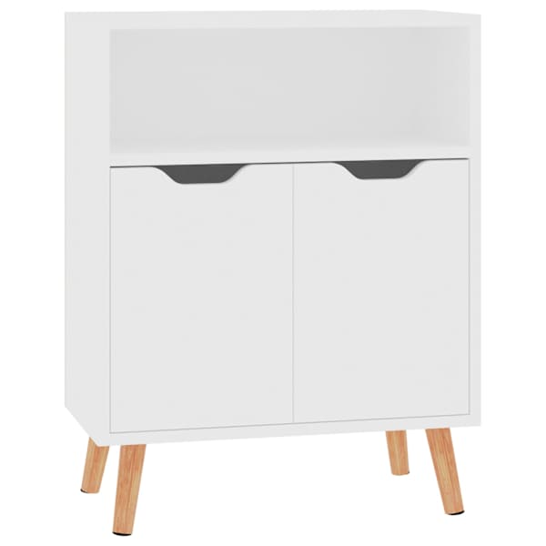 vidaXL puhvetkapp, valge, 60x30x72 cm, tehispuit