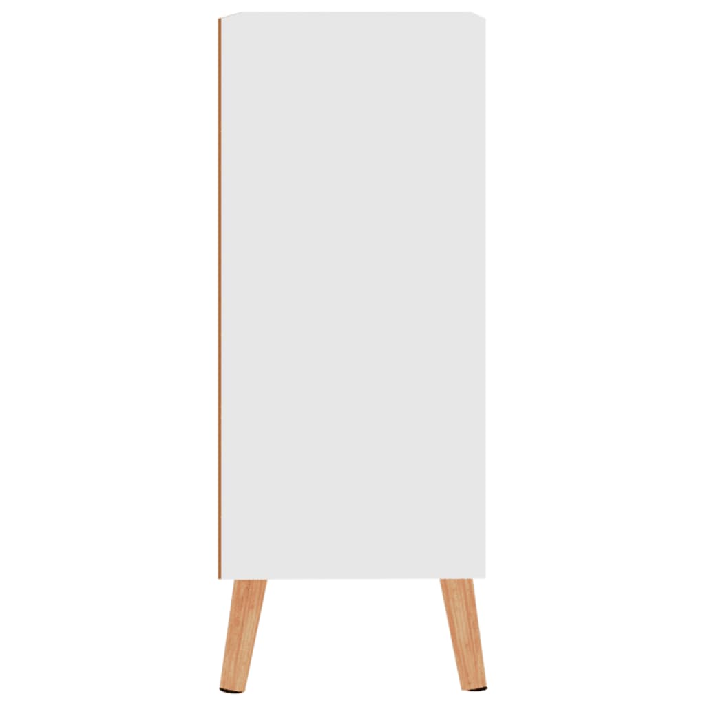Fehér forgácslap tálalószekrény 60 x 30 x 72 cm 