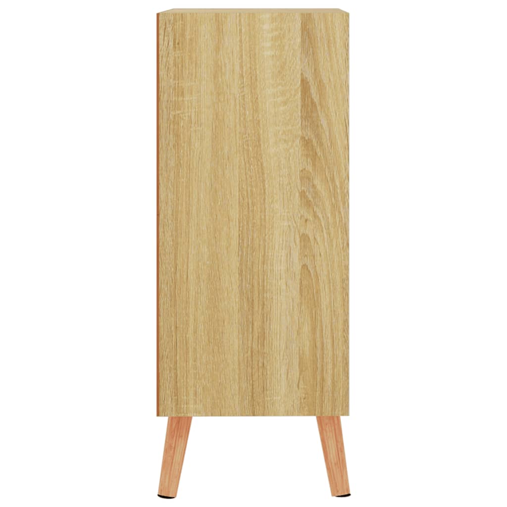 sonoma-tölgyszínű forgácslap tálalószekrény 60 x 30 x 72 cm