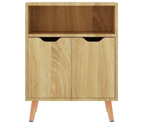 vidaXL Buffet ch&ecirc;ne sonoma 60x30x72 cm bois d'ing&eacute;nierie