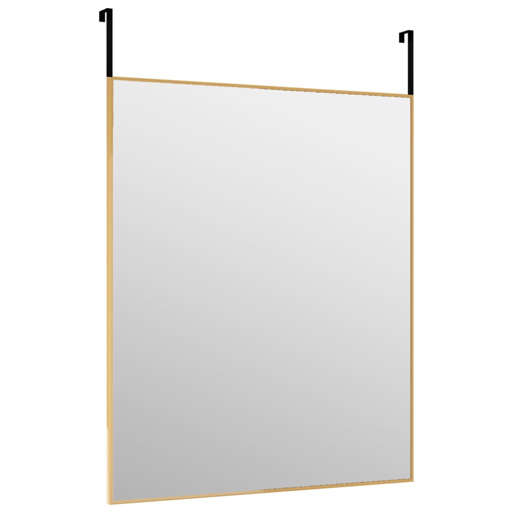 

vidaXL Deurspiegel 50x60 cm glas en aluminium goudkleurig