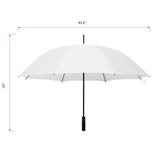 Deštník bílý 130 cm - obrázek 7