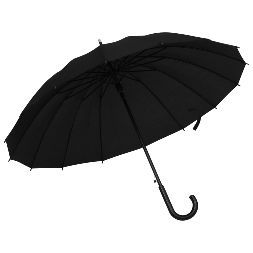 Regenschirm Automatisch Schwarz 105cm