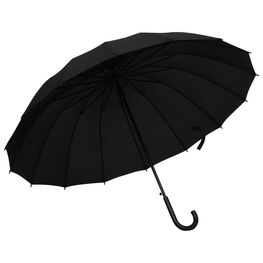 Fekete automatikus esernyő 120 cm 