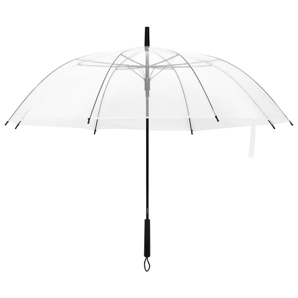 

vidaXL Paraplu 107 cm transparant