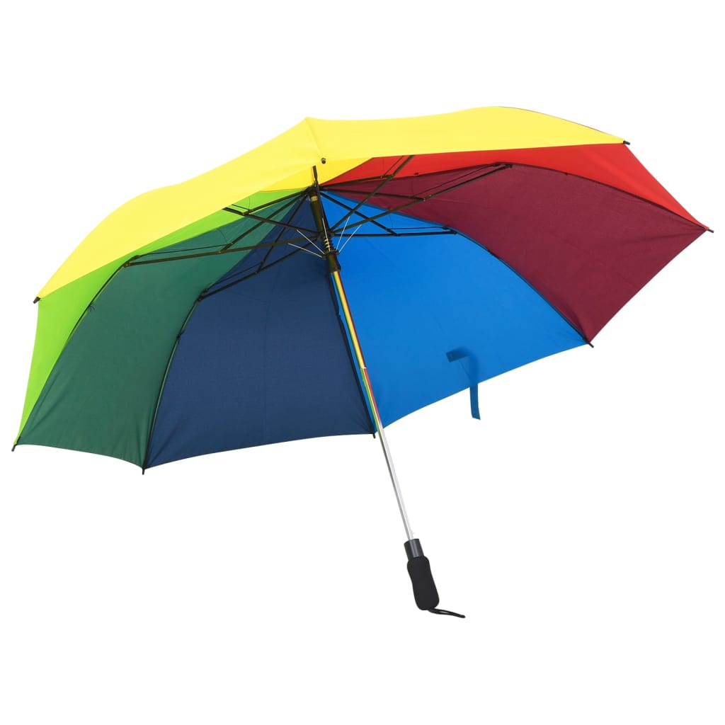 Színes automatikusan összecsukható esernyő 124 cm 