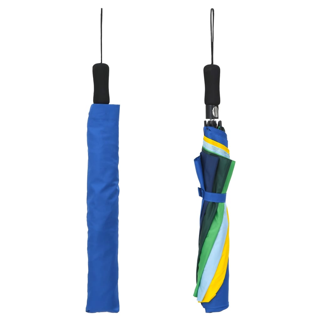 Automatický skládací deštník vícebarevný 124 cm