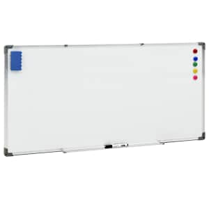 Magnetická tabule bílá 110 x 60 cm ocel - obrázek 1