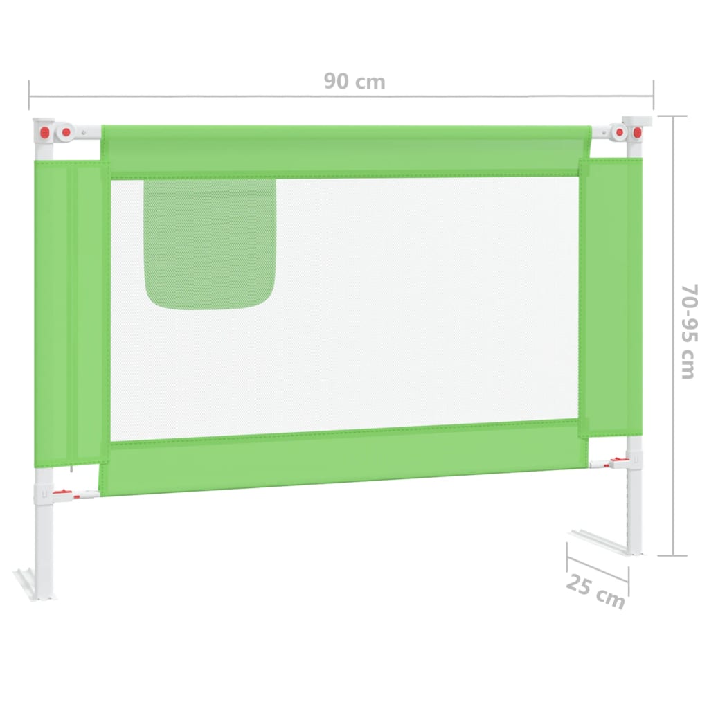 Zöld szövet biztonsági leesésgátló 90 x 25 cm 