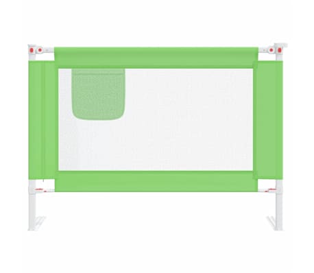 vidaXL Turvalaita sänkyyn vihreä 90x25 cm kangas