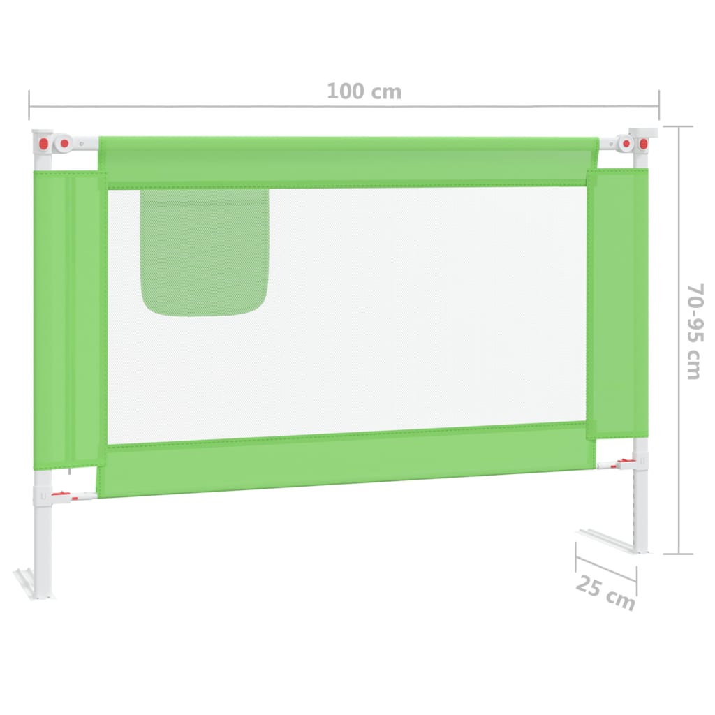 Zöld szövet biztonsági leesésgátló 100 x 25 cm 