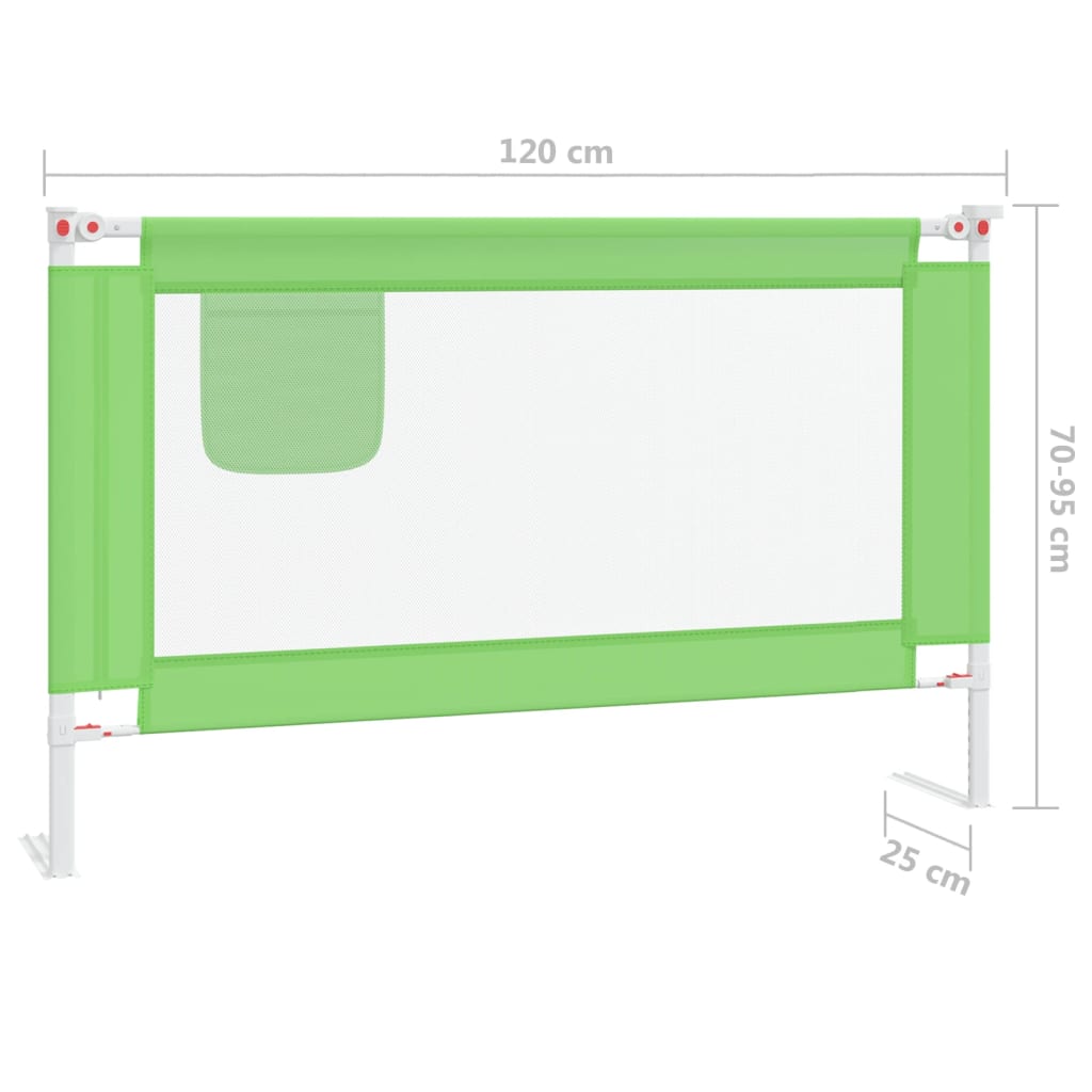 Zöld szövet biztonsági leesésgátló 120 x 25 cm 