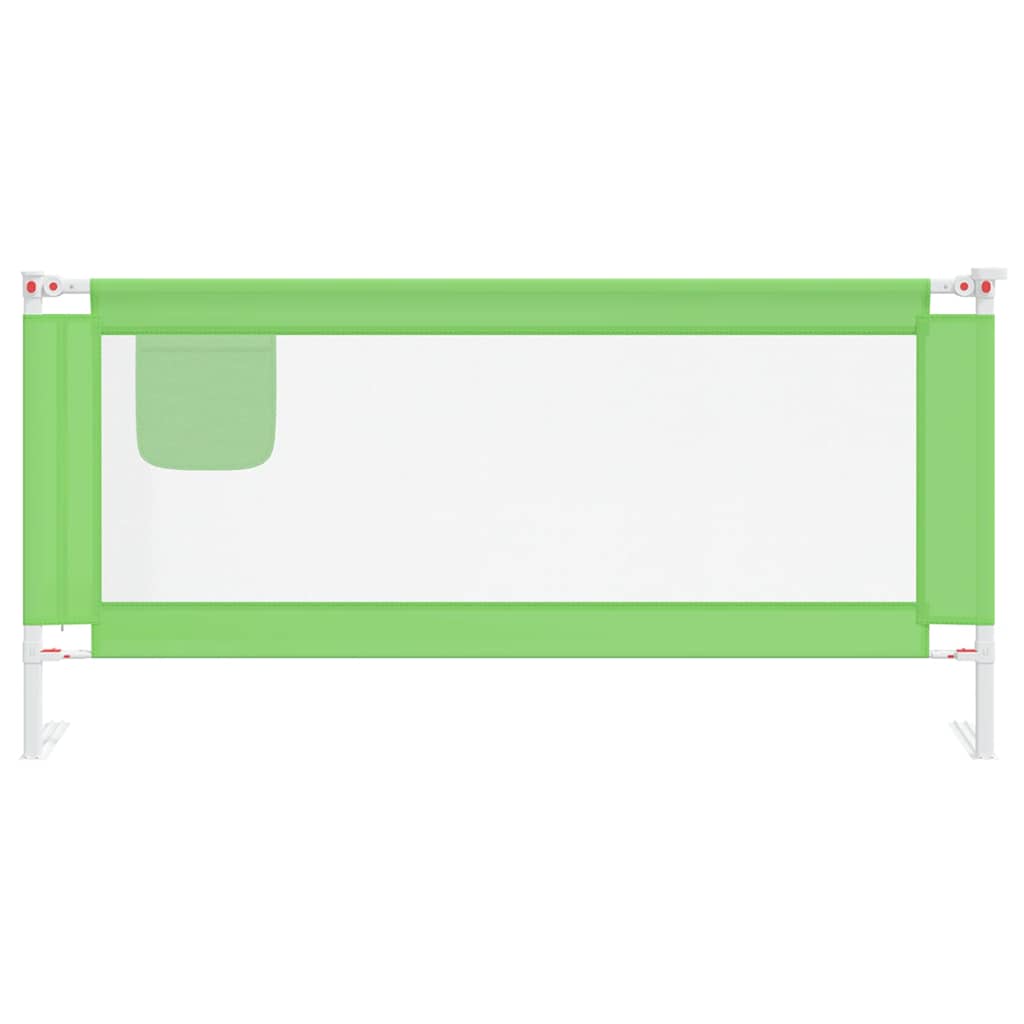 vidaXL Bedhekje peuter 190x25 cm stof groen afbeelding