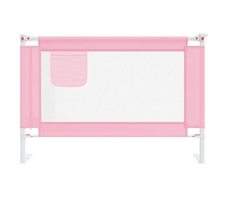 vidaXL Bedhekje peuter 100x25 cm stof roze
