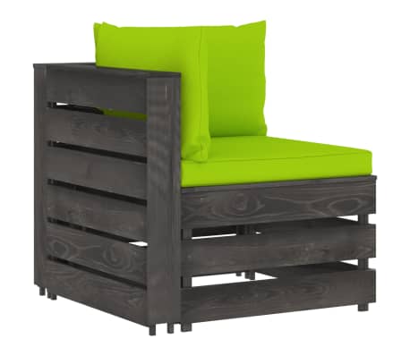 VidaXL Gartensofa 4-Sitzer - Outdoor Sofa Mit Abnehmbaren Bezügen