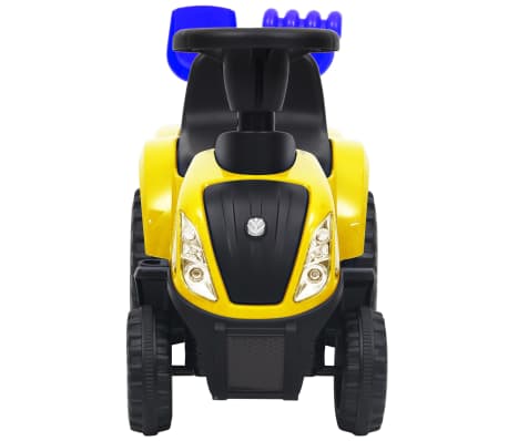 vidaXL Tractor para niños New Holland amarillo