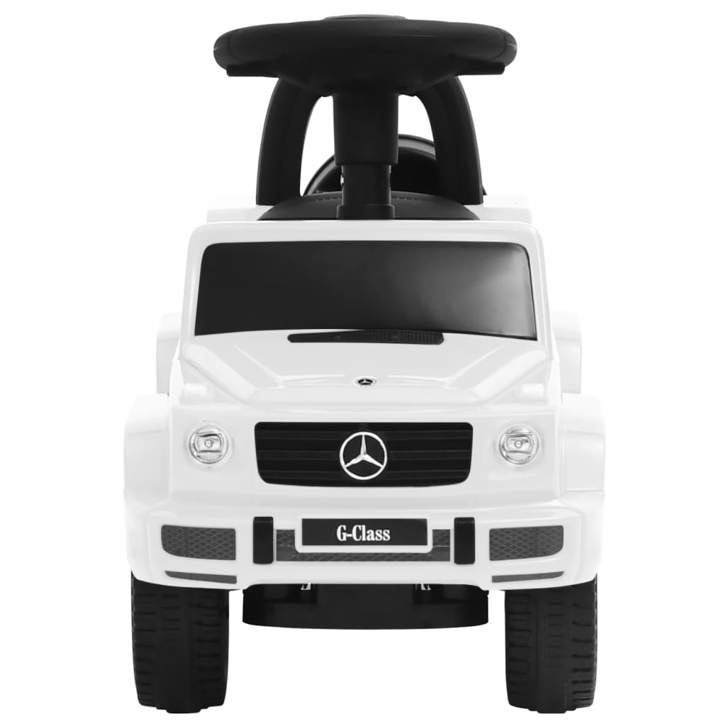 vidaXL Paspiriamas vaikiškas automobilis Mercedes-Benz G63, baltas