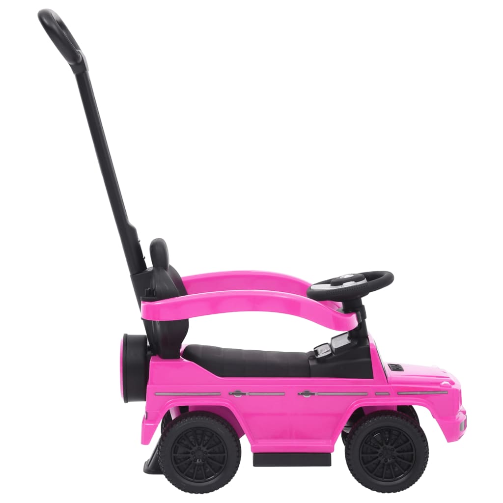 vidaXL Push Walk Car Mercedes-Benz G63 Pink