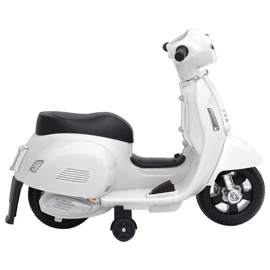 vidaXL Motocicleta eléctrica de juguete Vespa GTS300 blanco