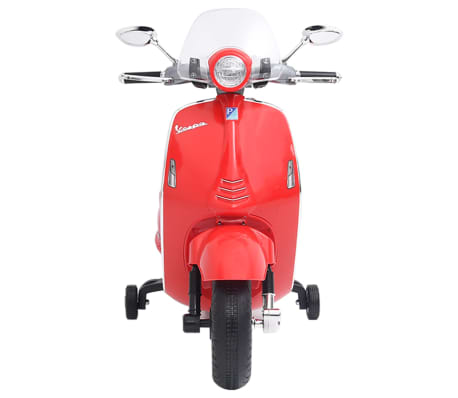 vidaXL Kindermotor elektrisch Vespa GTS300 rood