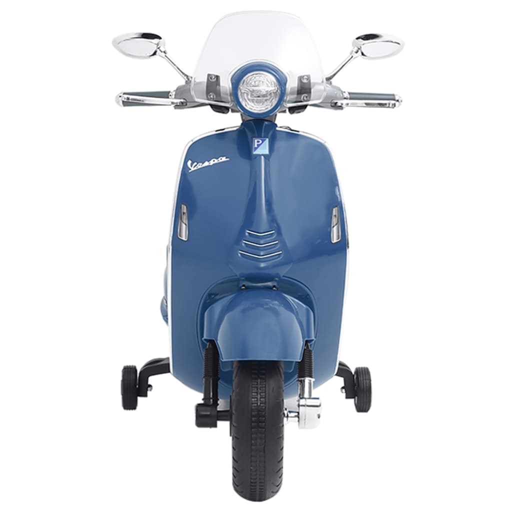 Dětská elektrická motorka Vespa GTS300 modrá