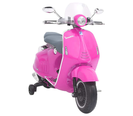 vidaXL elektrisk legemotorcykel til børn Vespa GTS300 lyserød