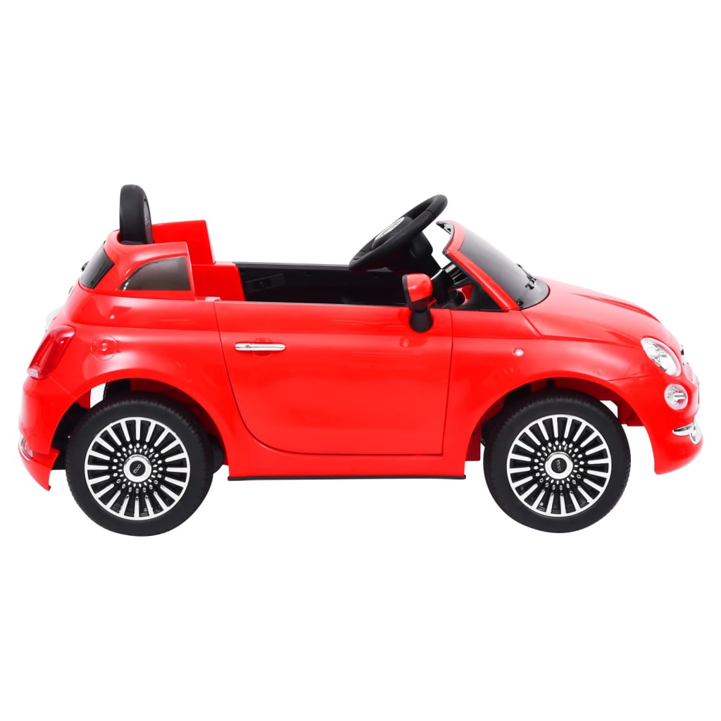 Fiat 500 piros gyermek elektromos autó 
