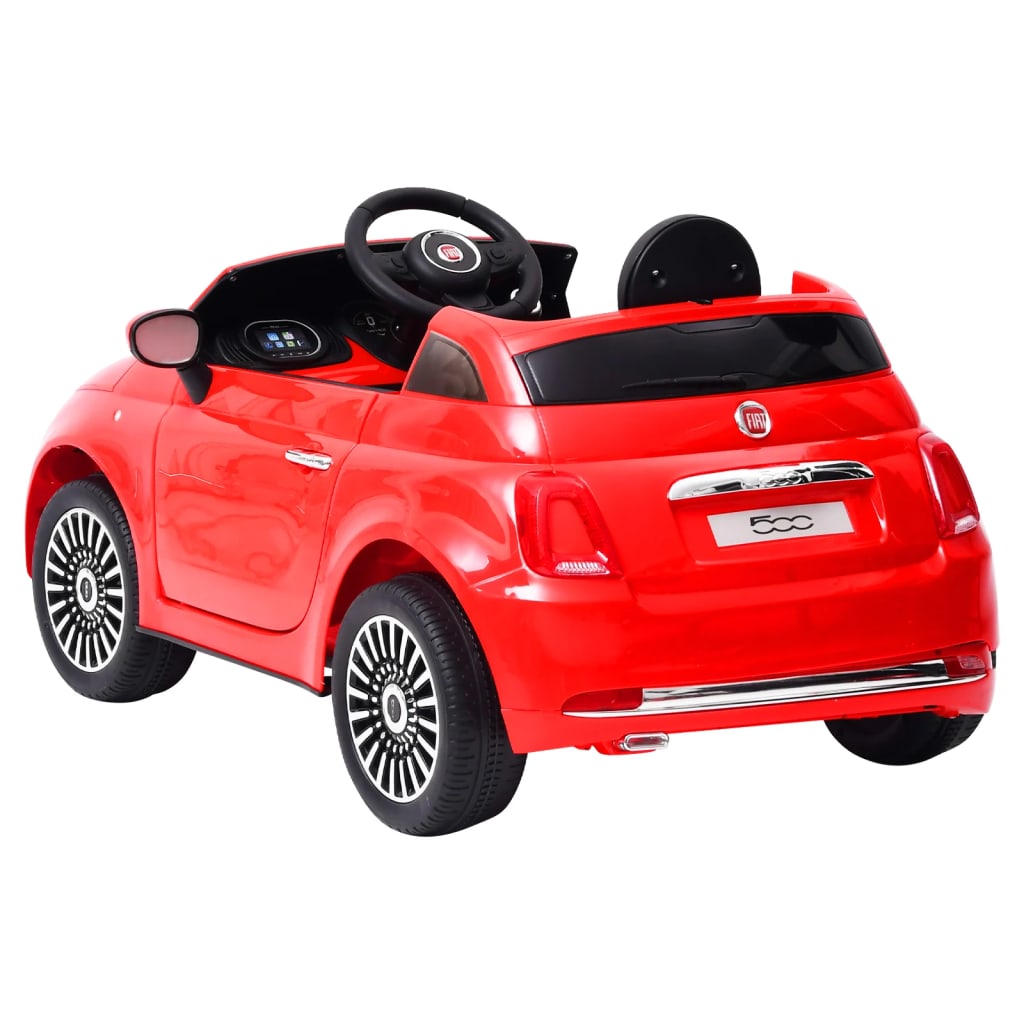 Fiat 500 piros gyermek elektromos autó 
