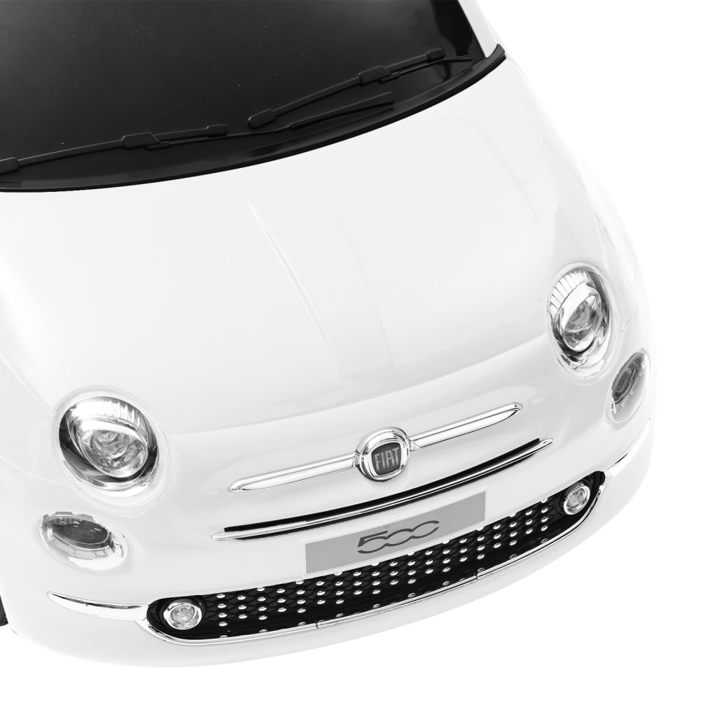 Fiat 500 fehér gyermek elektromos autó 