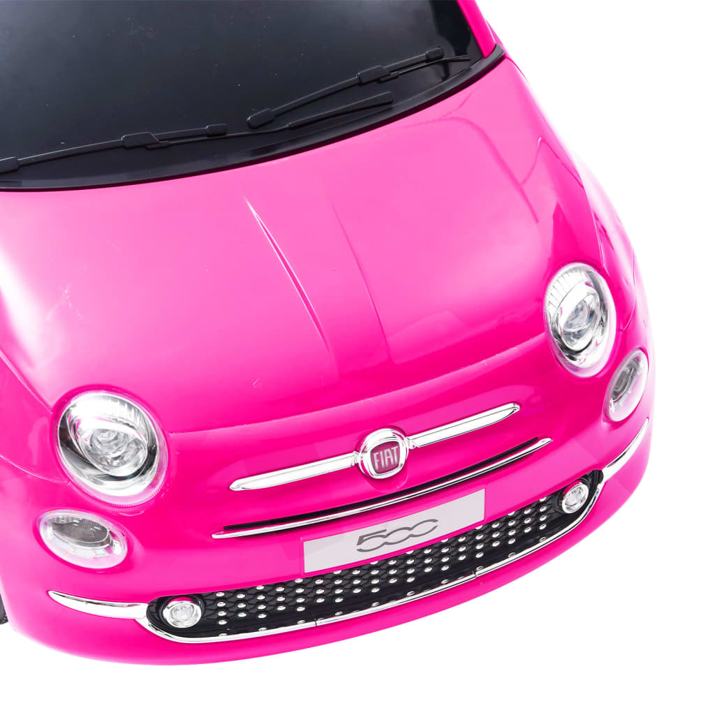 Fiat 500 rózsaszín gyermek elektromos autó 