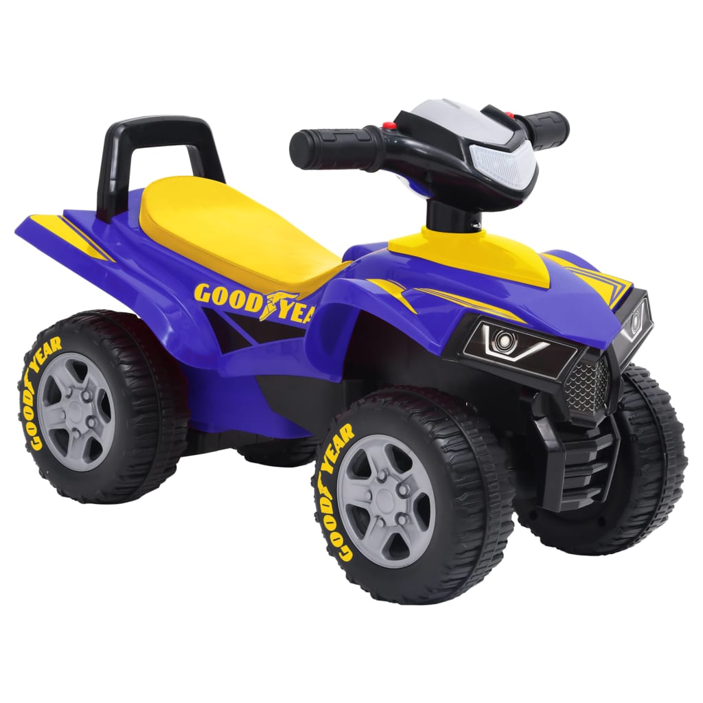vidaXL ATV ride-on pentru copii Good Year, albastru vidaXL