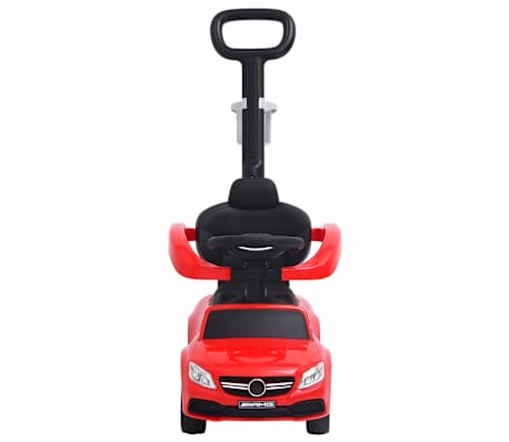 vidaXL Ty&ouml;nnett&auml;v&auml; potkuauto Mercedes-Benz C63 punainen