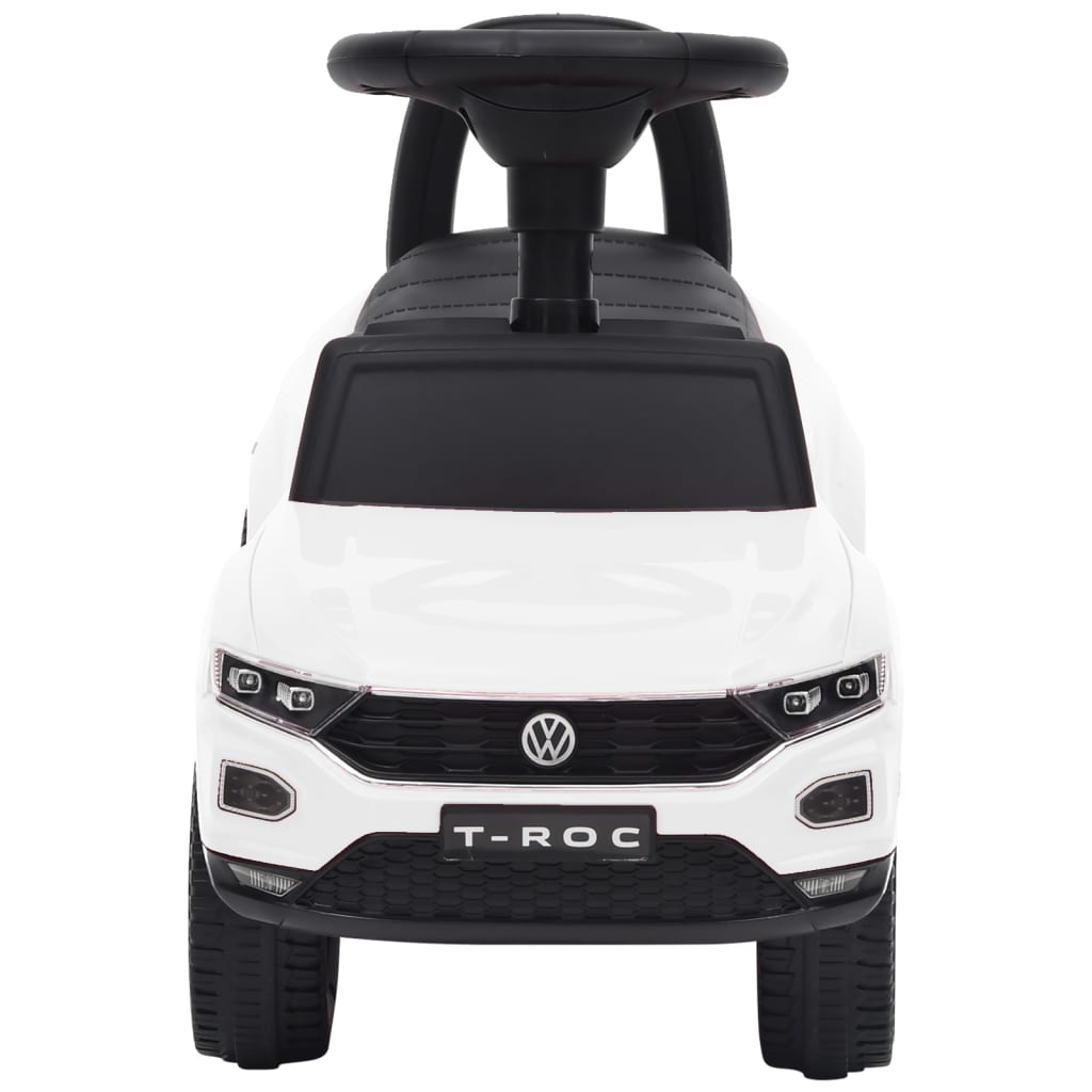 vidaXL stumjams rotaļu auto, Volkswagen T-Roc, balts