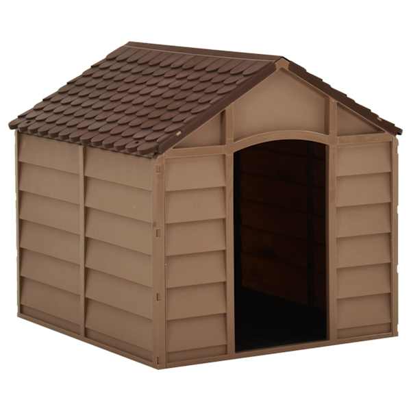vidaXL koerakuut, pruun, 71 x 71,5 x 68 cm, PP