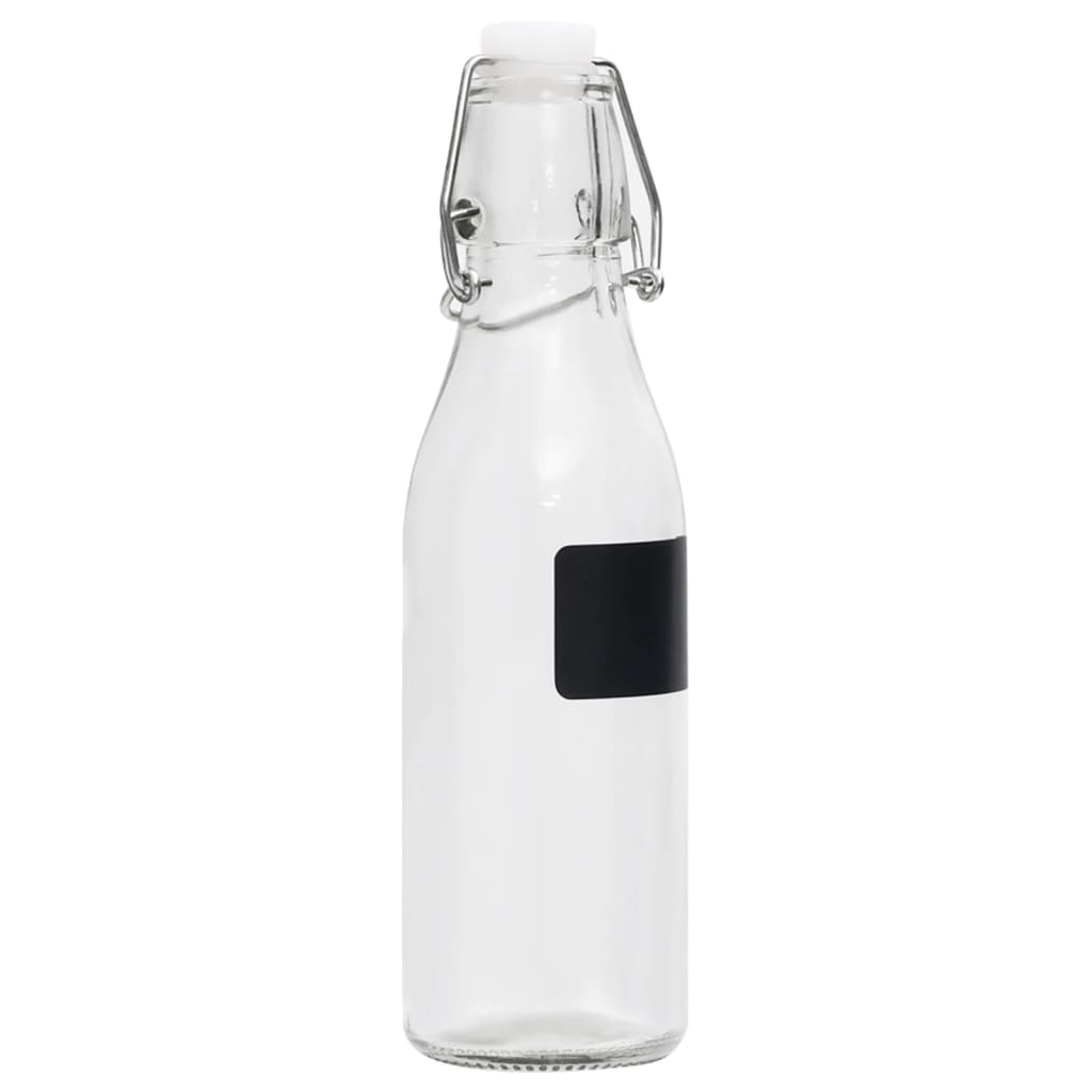 

vidaXL Flessen met beugelsluiting 6 st 250ml rond glas