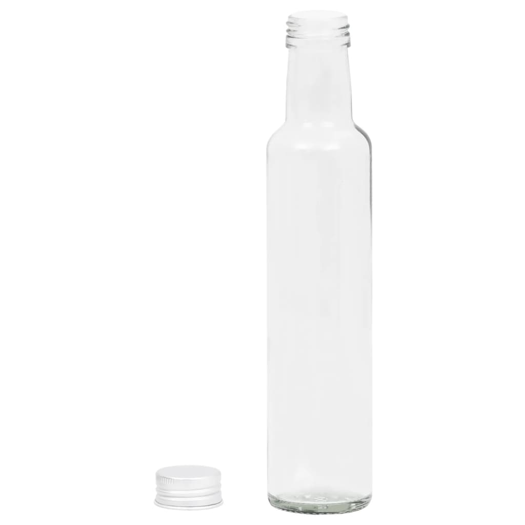 Malé skleněné láhve 260 ml se šroubovým uzávěrem 20 ks