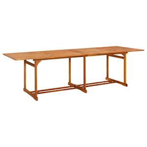 Zahradní jídelní stůl 280 x 90 x 75 cm masivní akáciové dřevo - obrázek 1