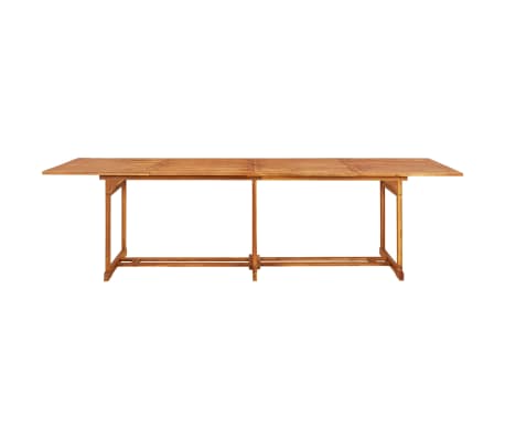 vidaXL Tuintafel 280x90x75 cm massief acaciahout