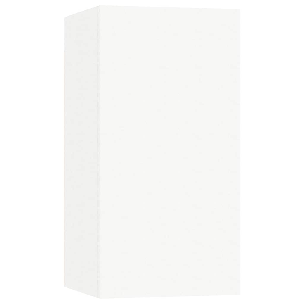 vidaXL TV stolek bílý 30,5 x 30 x 60 cm kompozitní dřevo